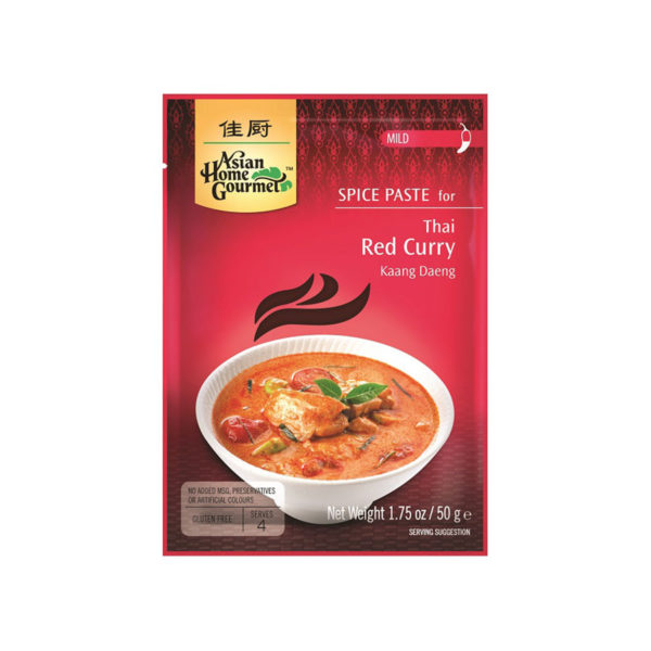 ASIAN HOME GOURMET SPICE PASTE FOR THAI RED CURRY