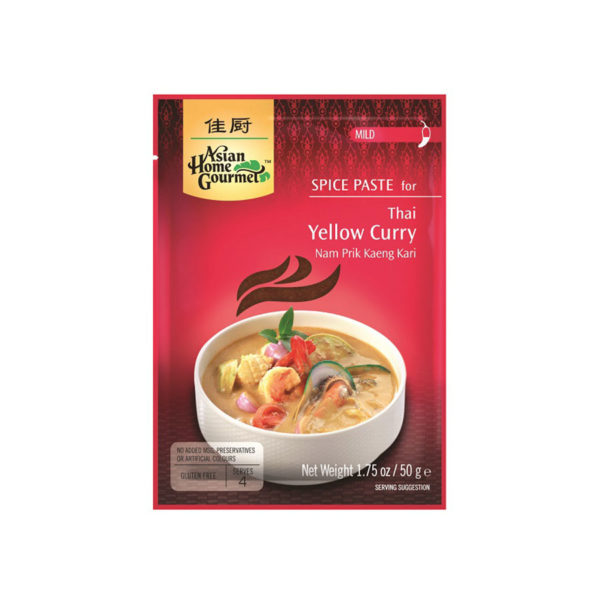ASIAN HOME GOURMET SPICE PASTE FOR THAI YELLOW CURRY