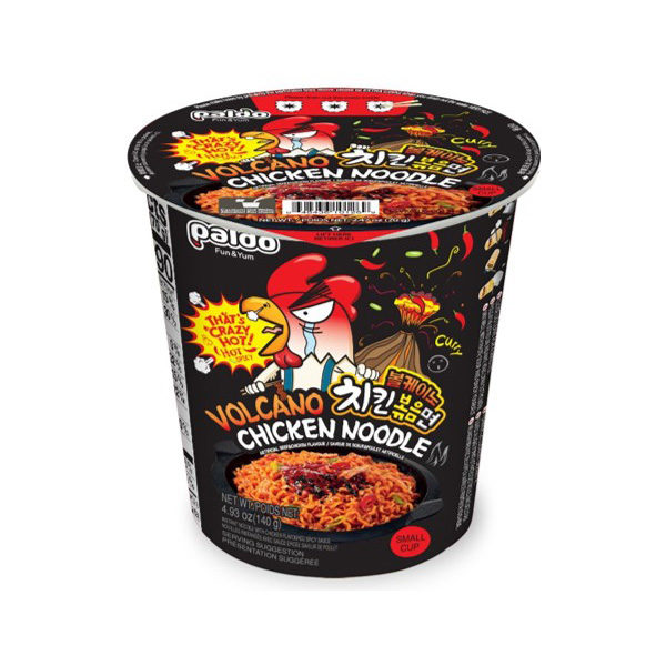 PALDO INSTANT NOODLE WITH CHICKEN FLAVORED SPICY SAUCE