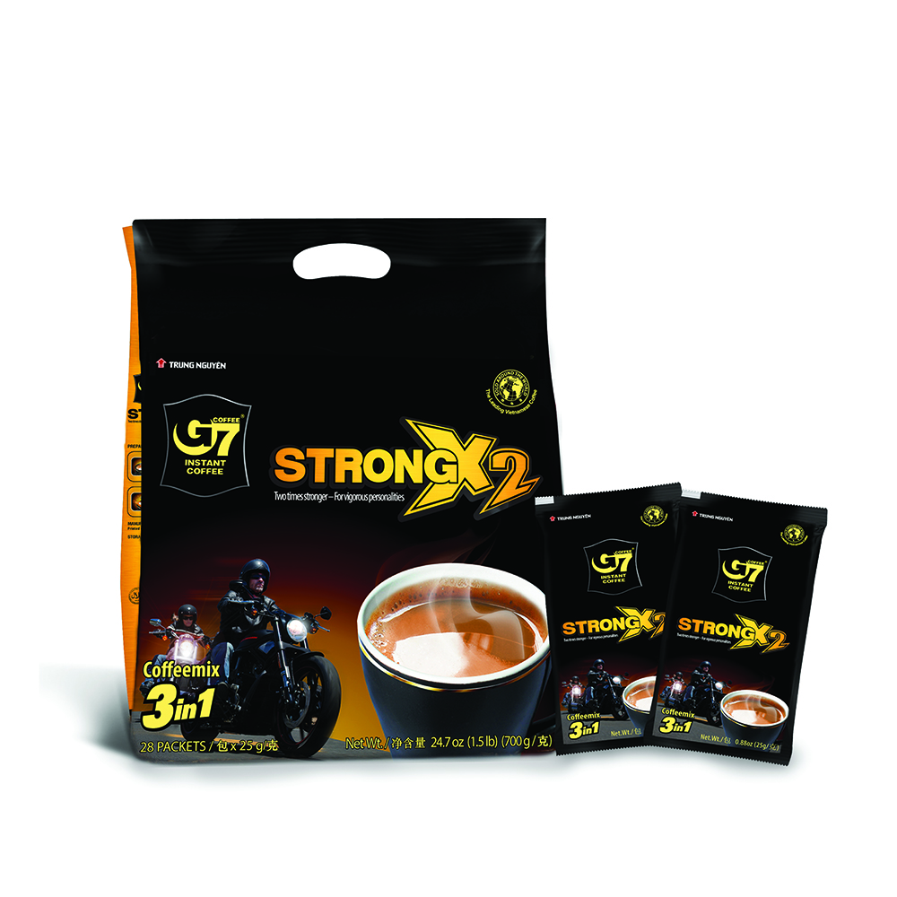 G7 STRONG X 2 INSTANT COFFEE Canda Six Fortune