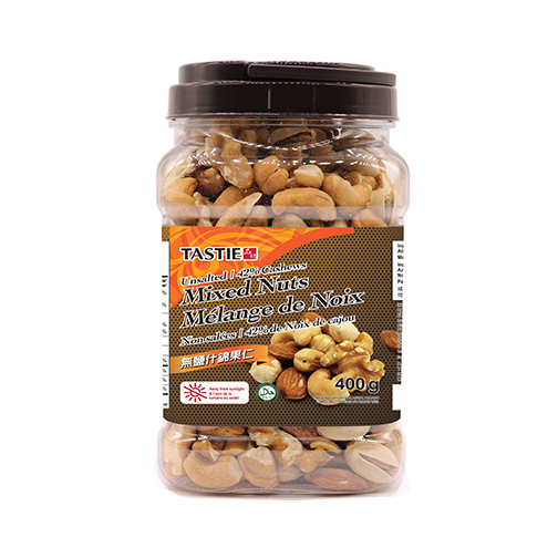 TASTIE MIXED NUTS UNSALTED